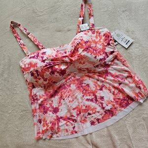 Time & Tru Tankini Top